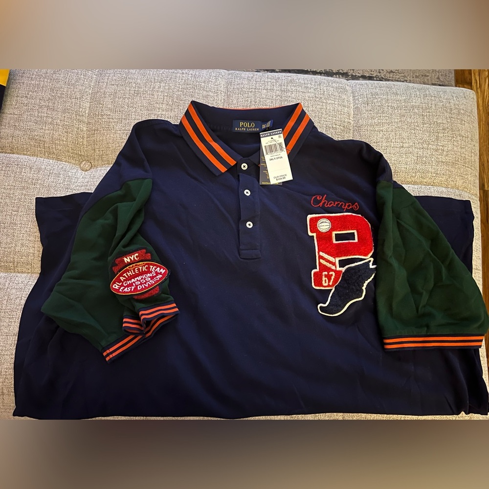 Ralph Lauren Polo NYC Colorblock Bulldog P-Wing RL